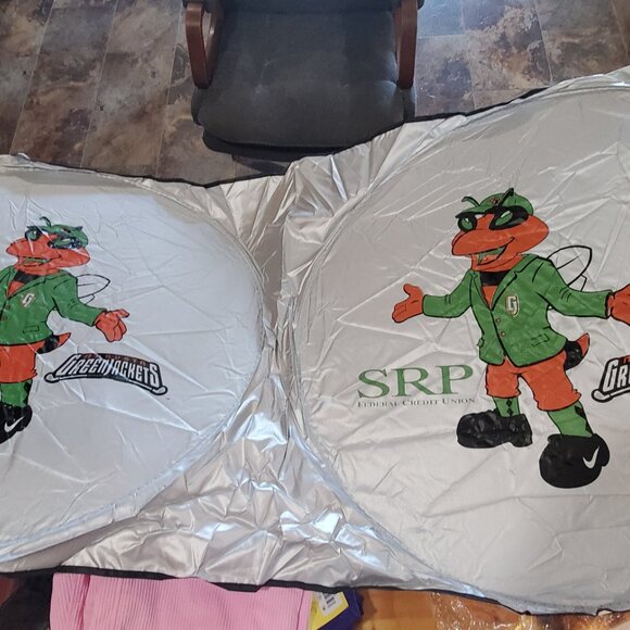 Augusta Green Jackets Minor League Baseball Car Shade Augusta Georgia - Picture 3 of 3